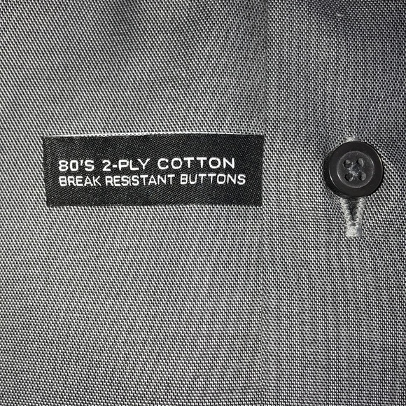 Kenneth Cole Dress Shirt, 18.5/36/37 Tall, NWT! - Picture 4 of 8